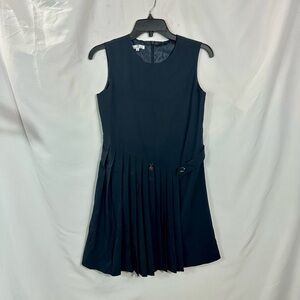 bral by alessandro borelli navy pleated dress 13Y